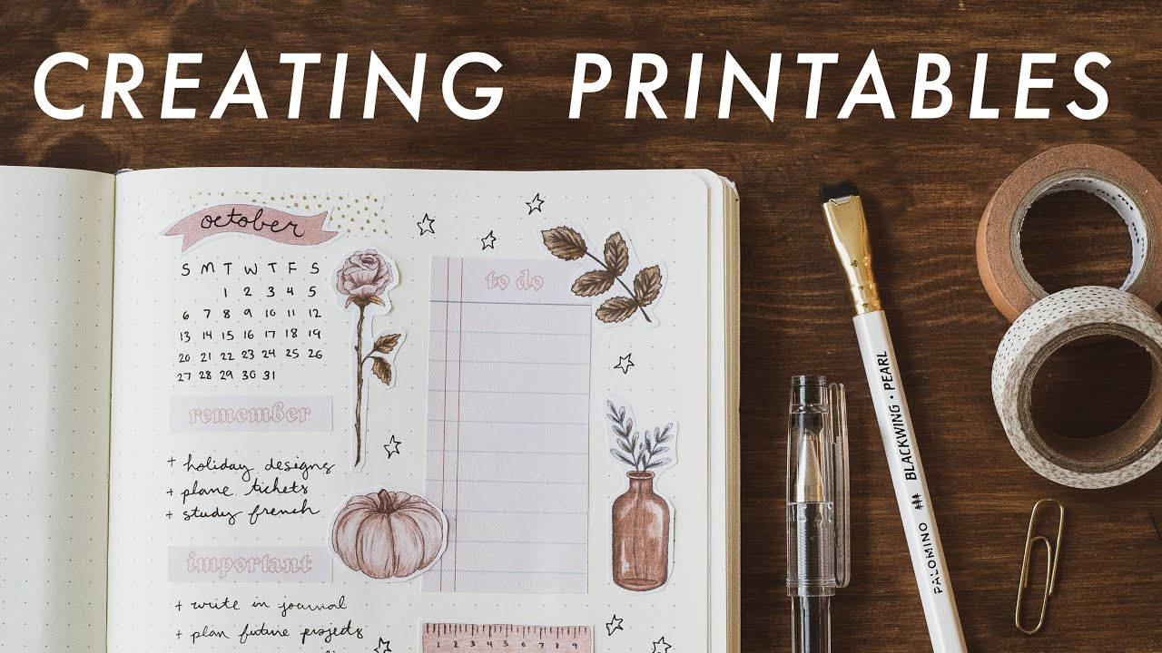 How To Design & Create Printables intended for How To Make A Printable