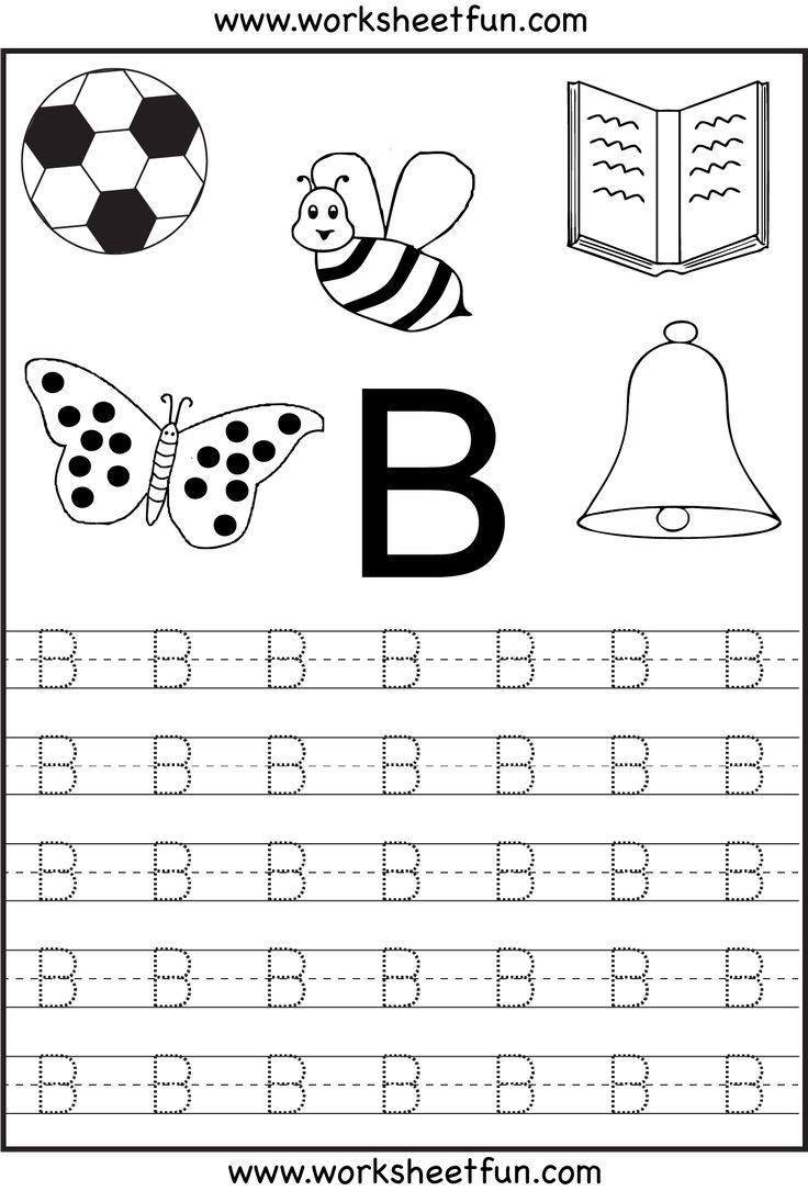 Kindergarten Worksheets / Free Printable Worksheets in Free Printable Letter Tracing Worksheets For Preschoolers