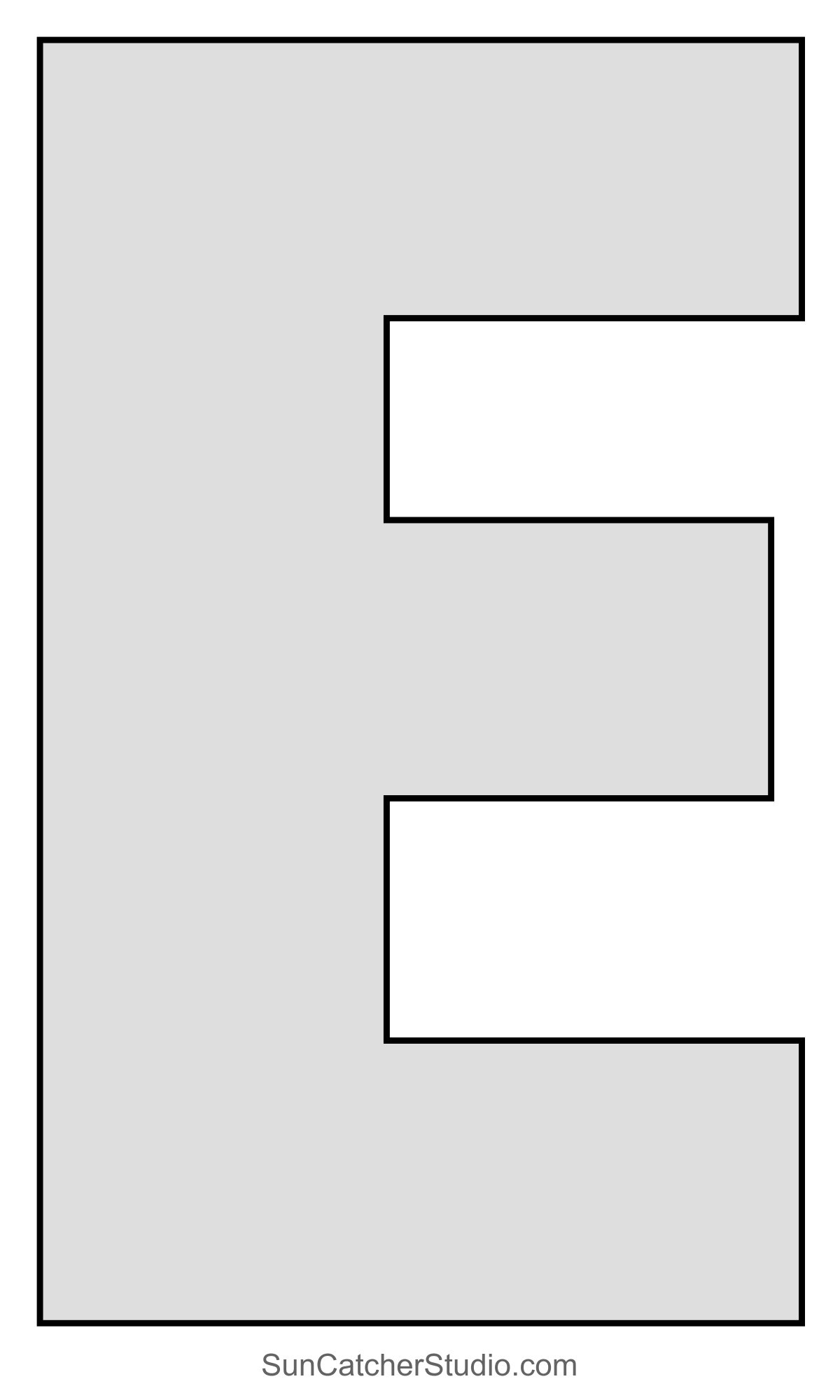 Large Letter Stencils (Printable Alphabet Lettering Font) – Free with Free Printable Large Letters For Walls