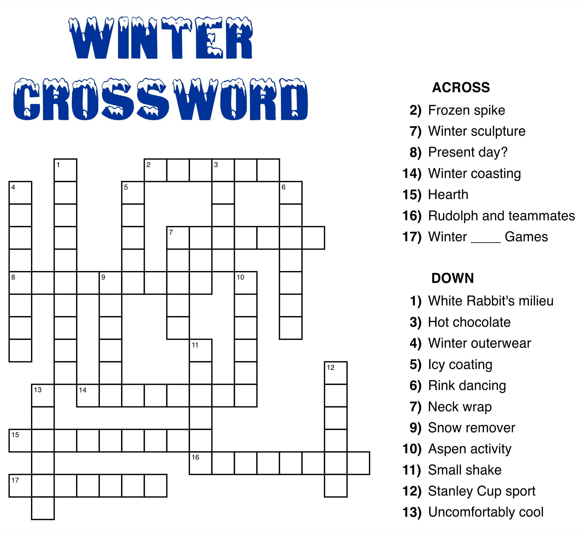 Large Print Easy Crossword Puzzles - 10 Free Pdf Printables inside Large Print Easy Crossword Puzzles Printable