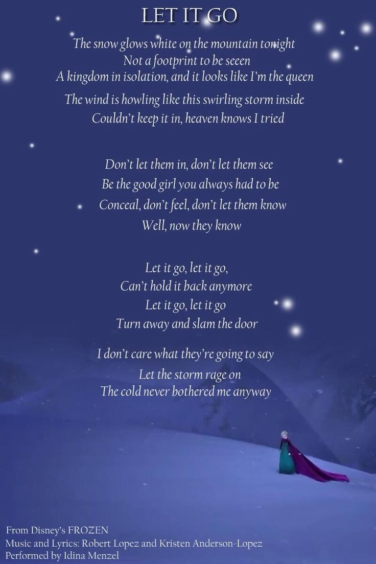 Let It Go Lyrics Printable : Let It Go Lyrics | Alexander In 2025 inside Frozen Let It Go Lyrics Printable