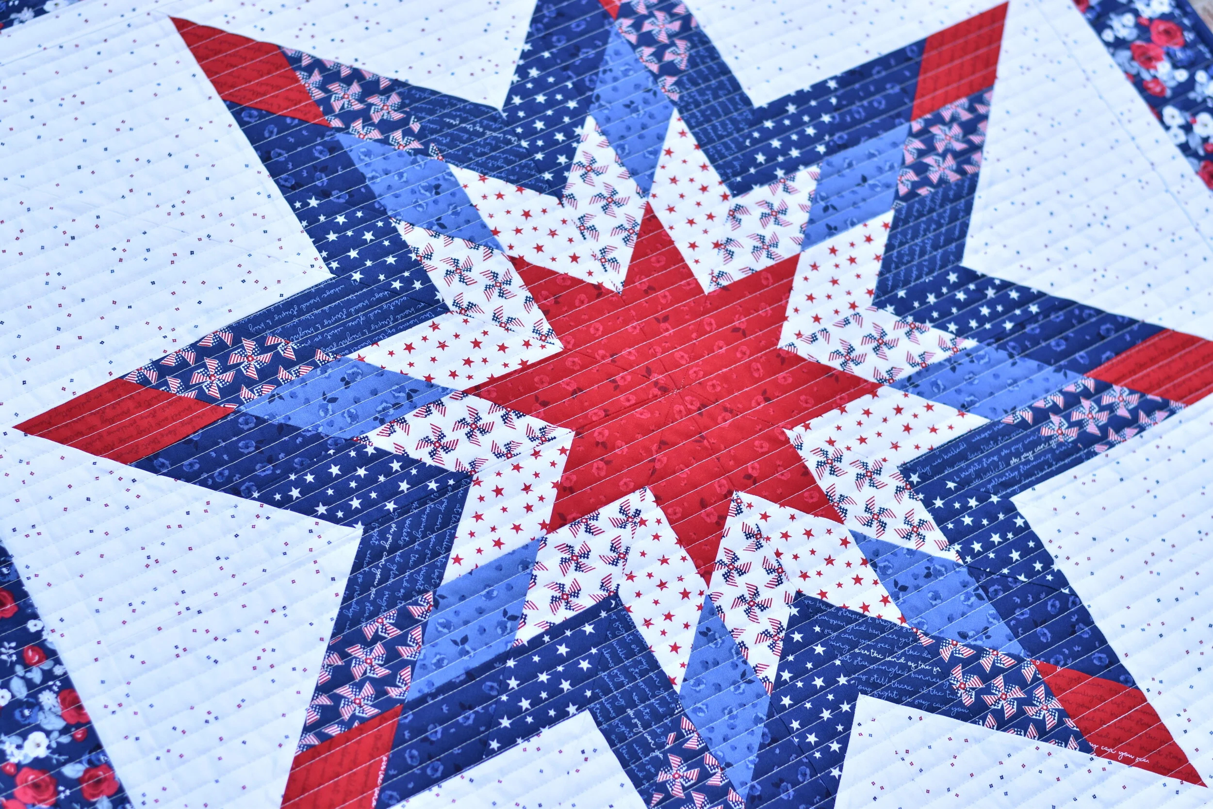Lone Star Quilt Block Tutorial {Using 2 1/2" Strips And No Y-Seams with regard to Free Printable Lone Star Quilt Pattern