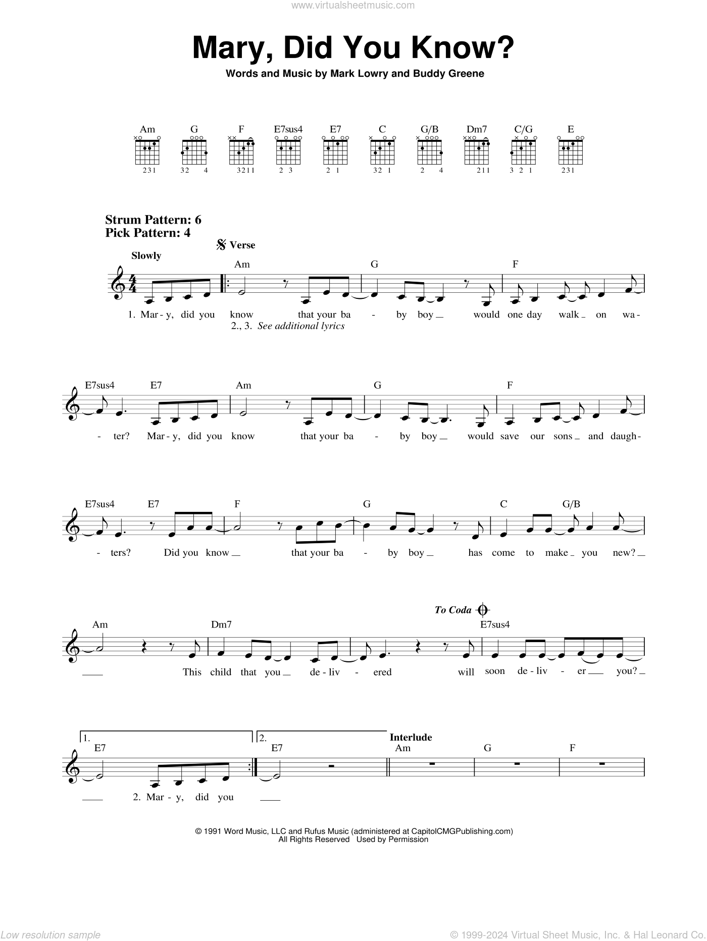 Mary, Did You Know? Sheet Music (Easy) For Guitar Solo (Chords) throughout Free Printable Sheet Music Mary Did You Know