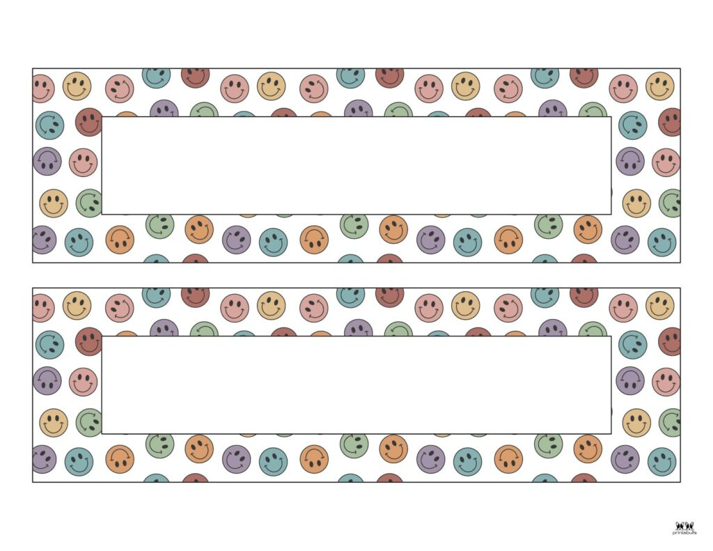 Name Tags - 44 Unique Designs - Free | Printabulls intended for Free Printable Desk Name Tags