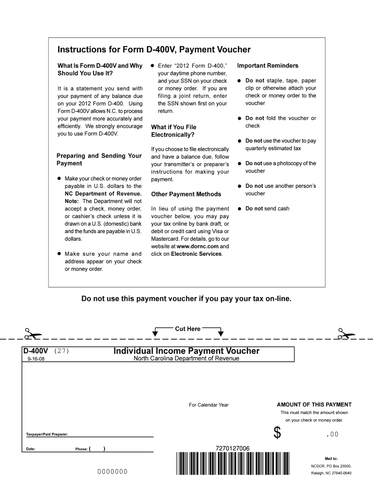Nc Dor D-400V Form - Fill Online, Printable, Fillable, Blank pertaining to Nc D 400v Printable Form