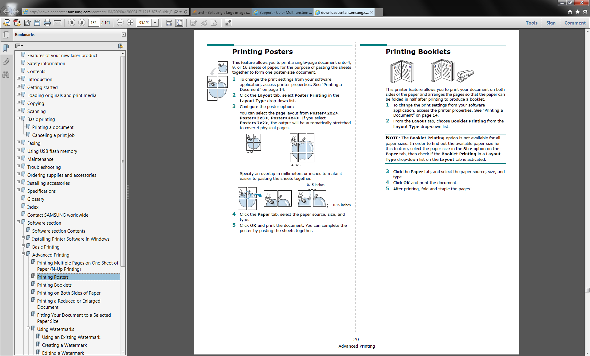 Net - Split Single Large Image Into Multiple A4 Pages - Stack Overflow with Split Large Into Printable Pages