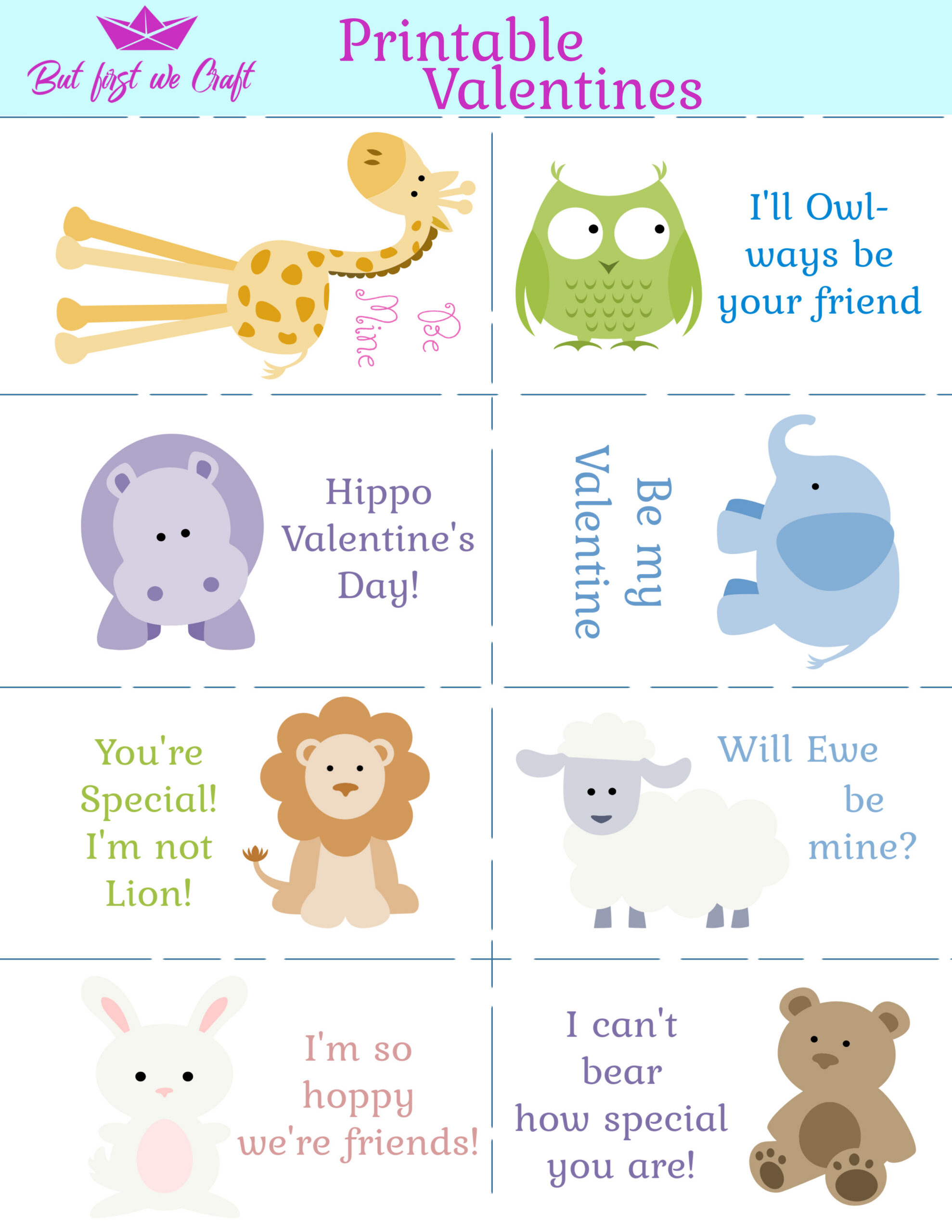 New Free Printable Valentine'S Day Cards For Kids – But First We Craft with regard to Childrens Valentines Day Cards Printable