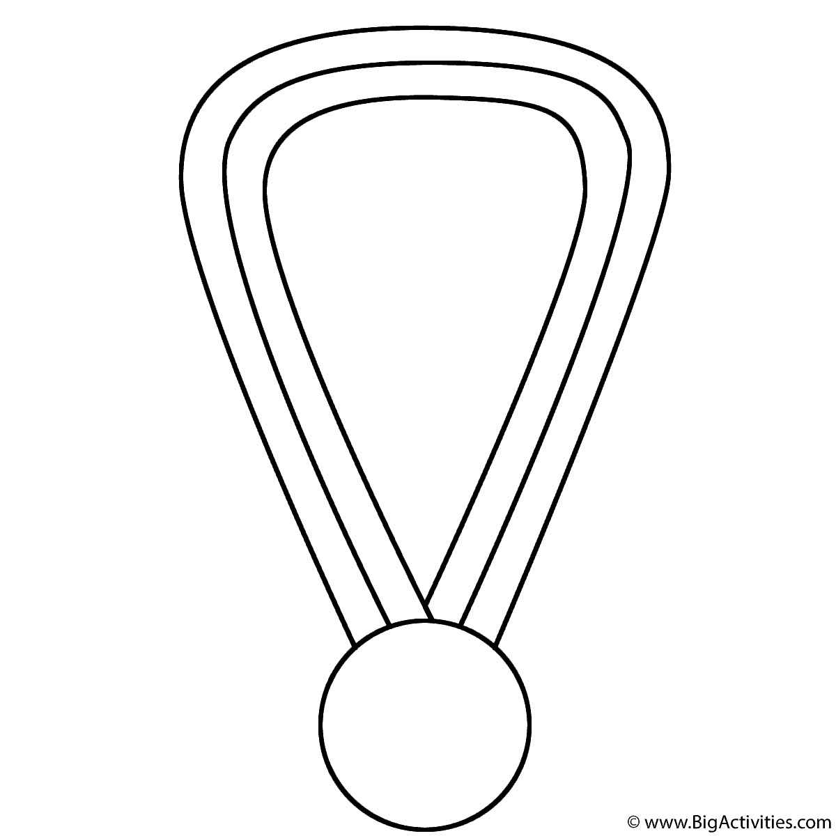 Olympic Gold Medal - Coloring Page (Olympics) throughout Printable Free Printable Olympic Medals