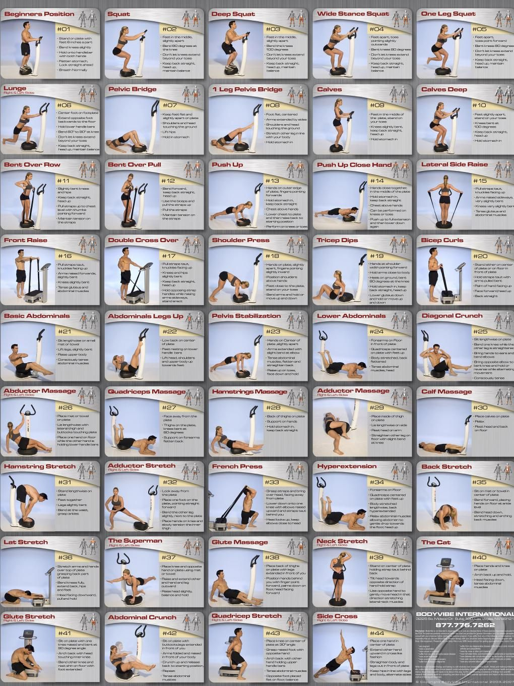 Pdf Shake Plate Workout Weight Loss Lifepro Whole Body Vibration for Pdf Printable Free Vibration Plate Exercise Chart