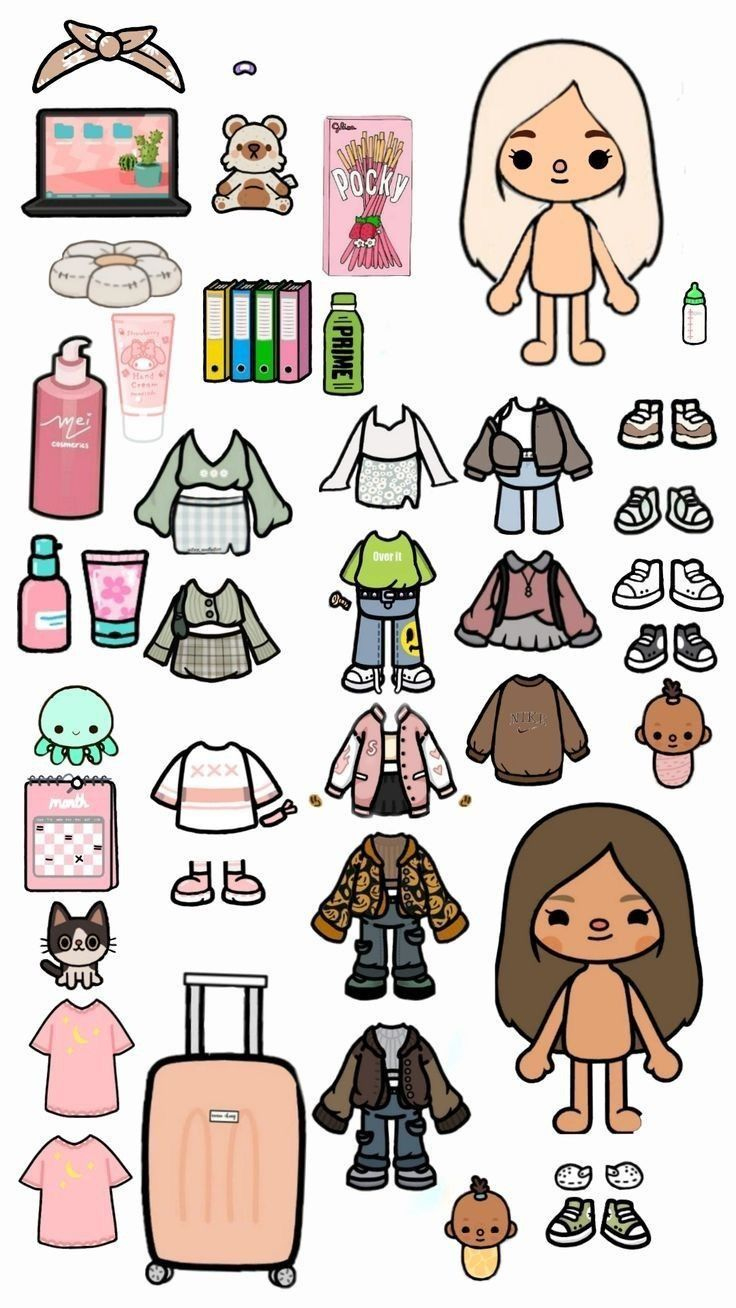 Pinaria On Toca Boca In 2025 | Paper Doll Template, Free intended for Pinterest Toca Boca Paper Doll Printable