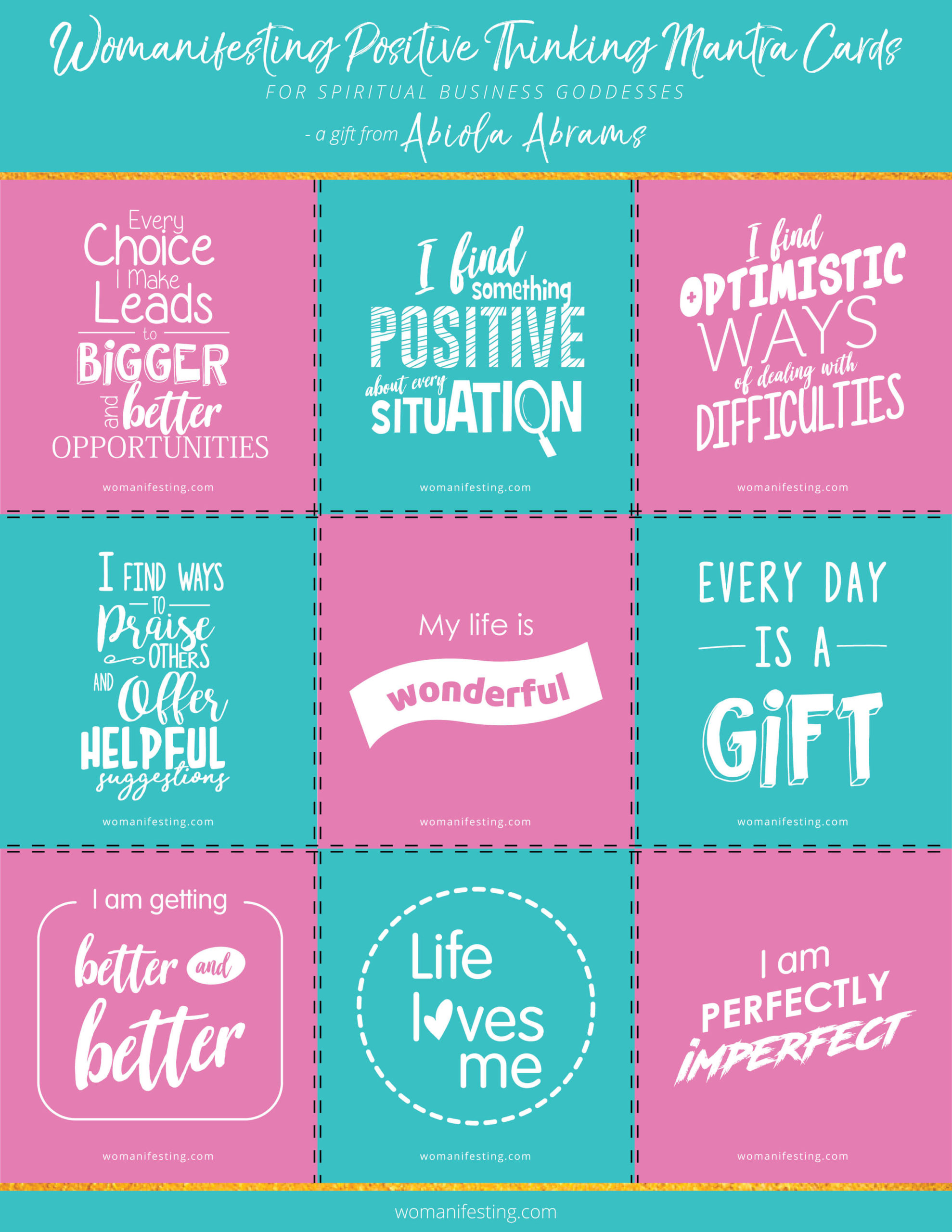 Positivity Mantras Printable Inspiration For You And Your Business pertaining to Positive Affirmations For Work Printable