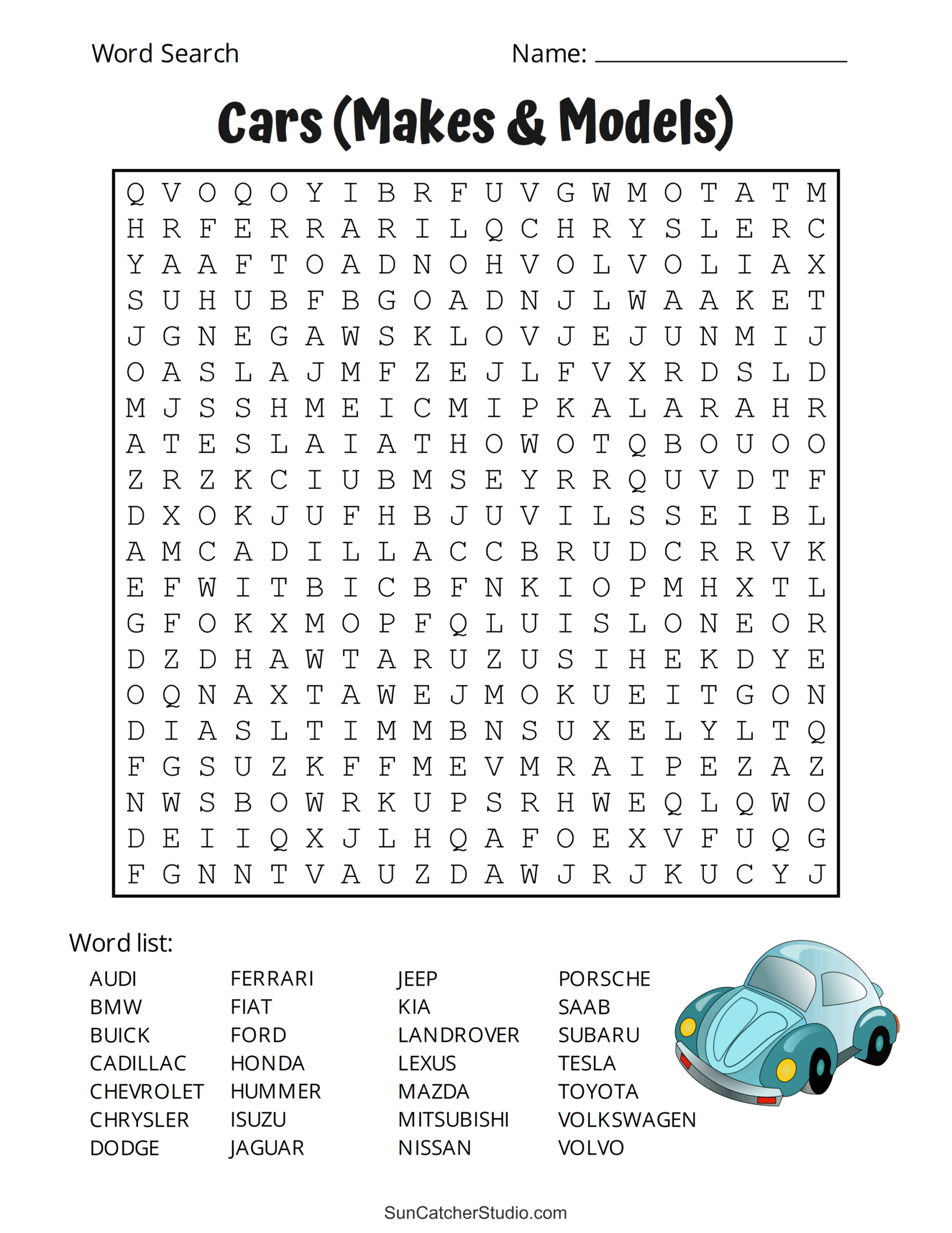 Printable Adult Word Search Puzzles (Word Find) – Free Printables for Free Printable Adult Word Search Puzzles