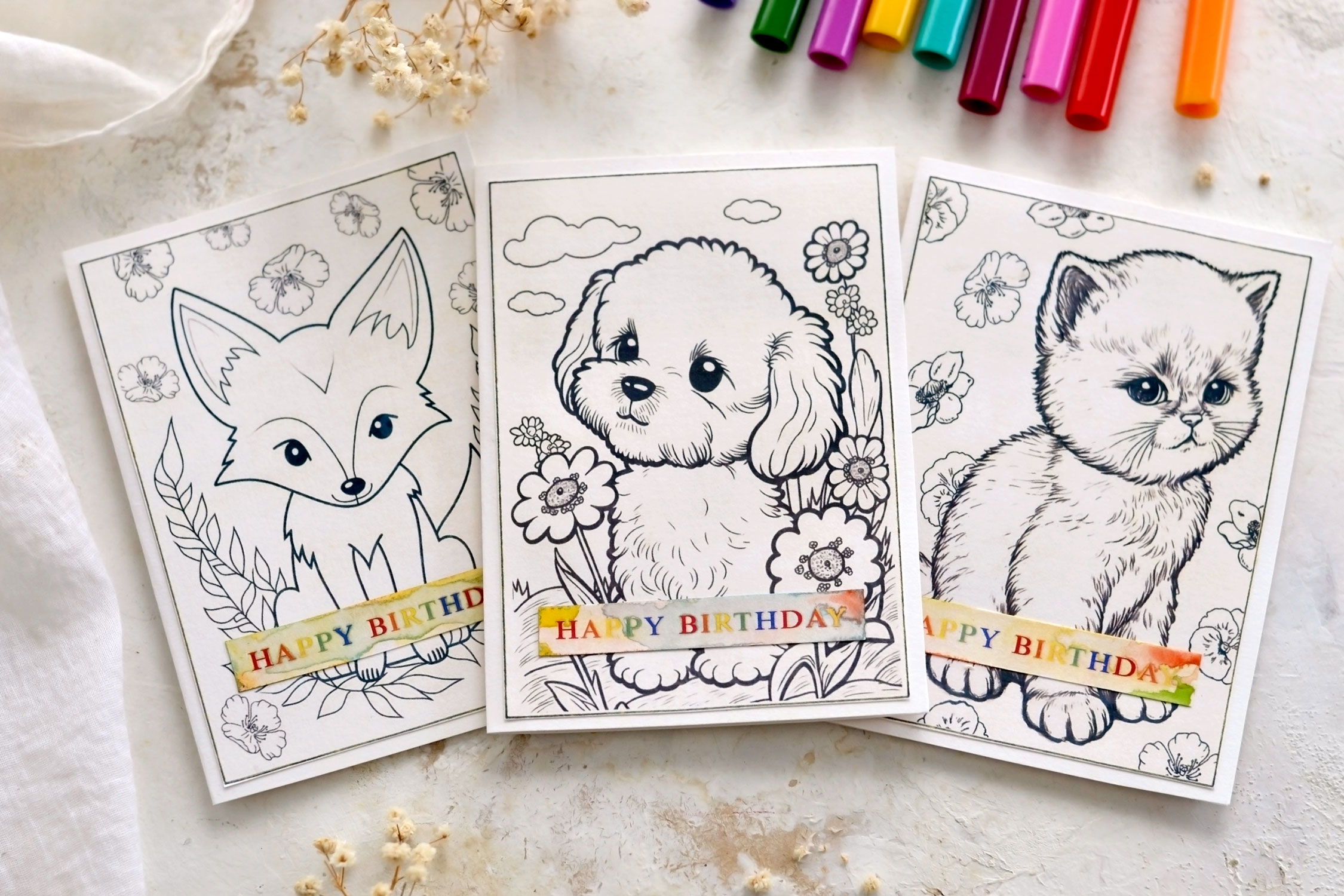 Printable Birthday Cards For Kids! - The Graphics Fairy intended for Free Printable Birthday Cards For Kids