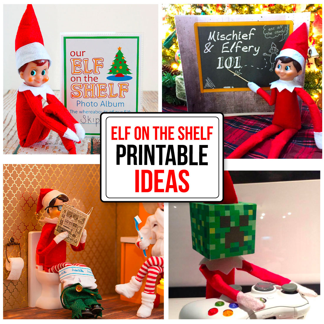 Printable Elf On The Shelf Ideas for Printable Elf on Shelf Ideas
