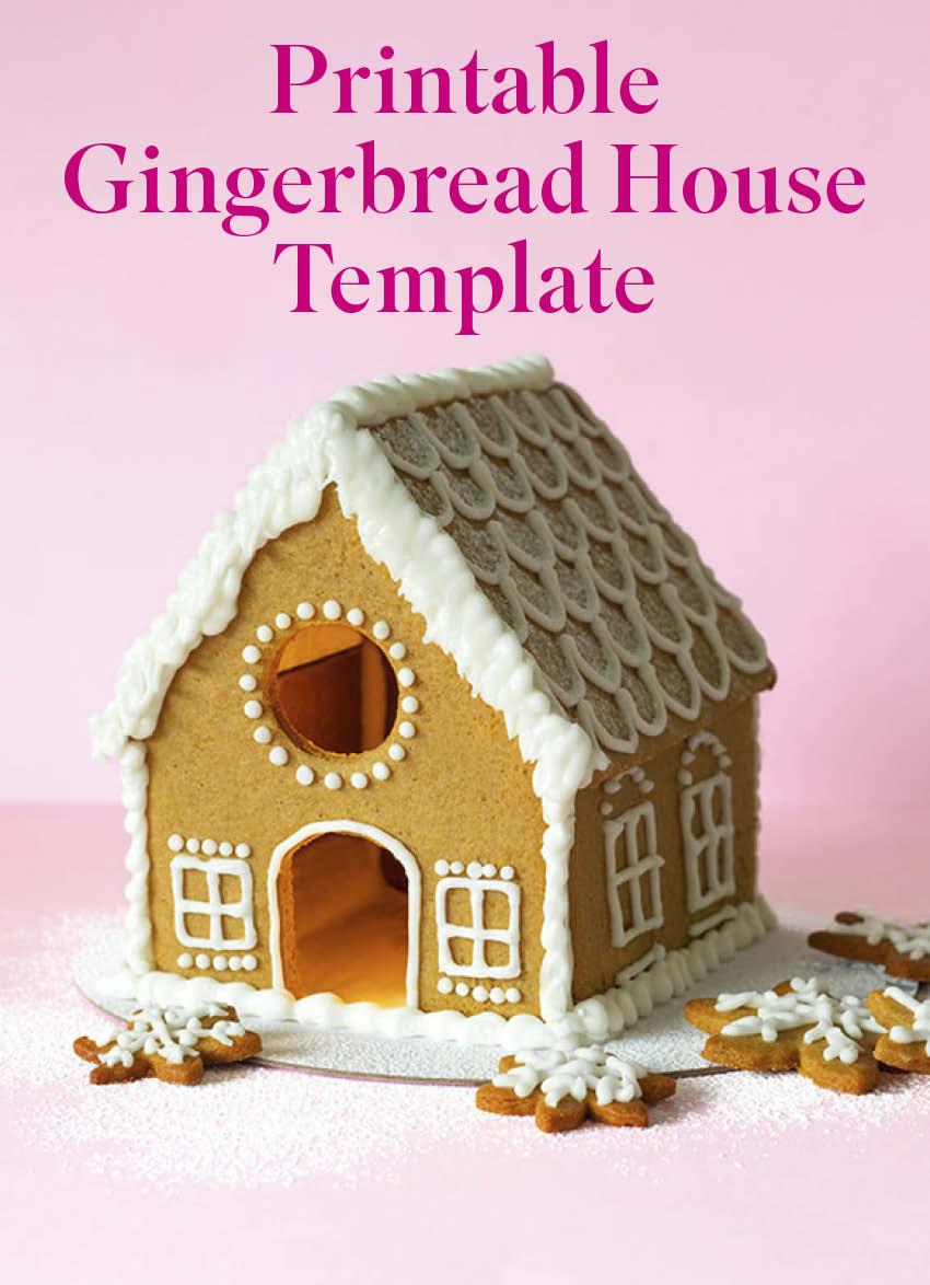 Printable Gingerbread House Template » Dish Magazine regarding Gingerbread House Patterns Free Printable