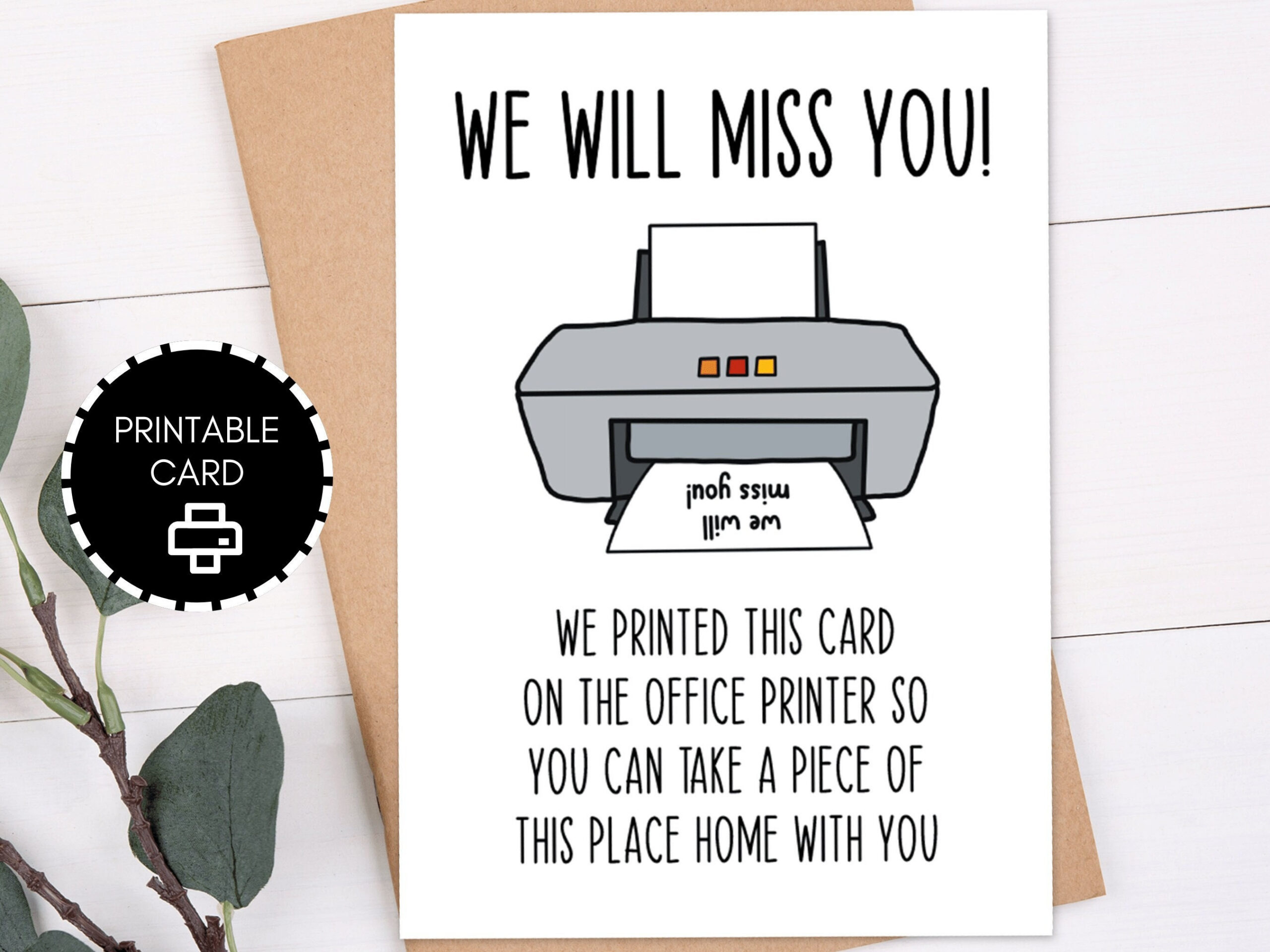 Printable Going Away Card For Coworker Or Boss, Funny Going Away with regard to Farewell Cards For Coworkers Printable