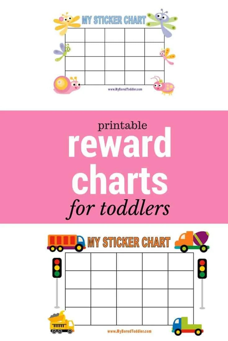 Printable Reward Charts - My Bored Toddler pertaining to Free Printable Sticker Chart Printable