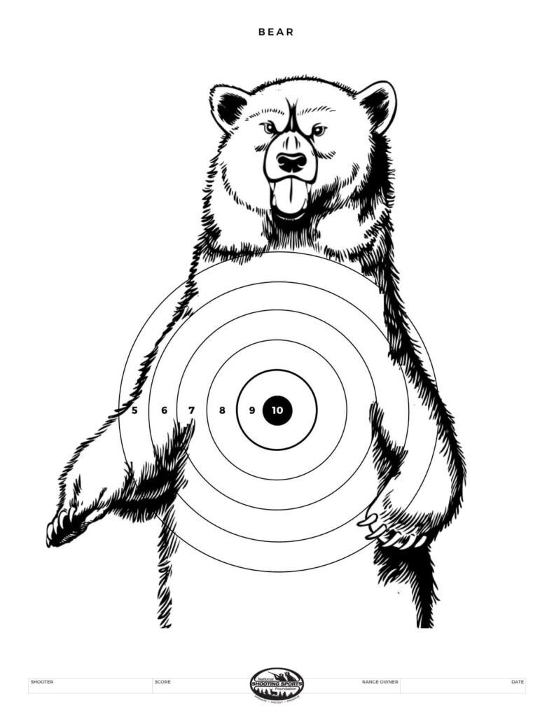 Printable Shooting Targets And Gun Targets • Nssf within Free Printable Pistol Shooting Targets