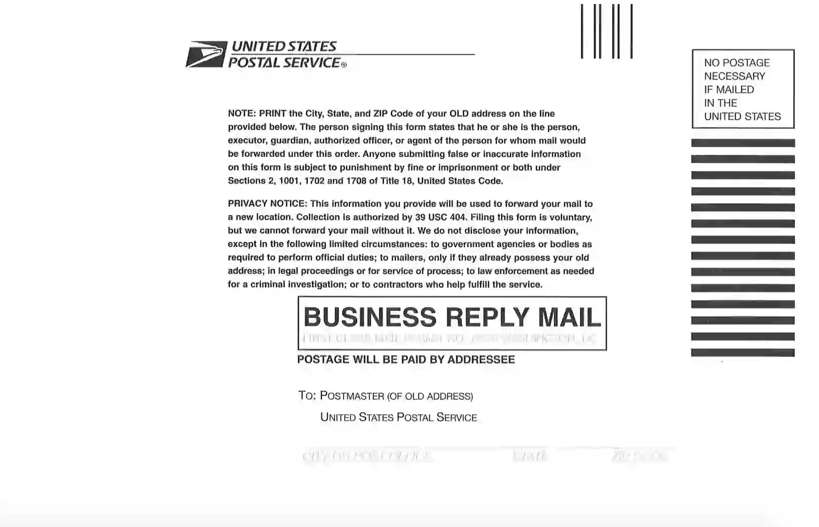 Ps Form 3575 ≡ Fill Out Printable Pdf Forms Online throughout Usps Change Of Address Form Printable