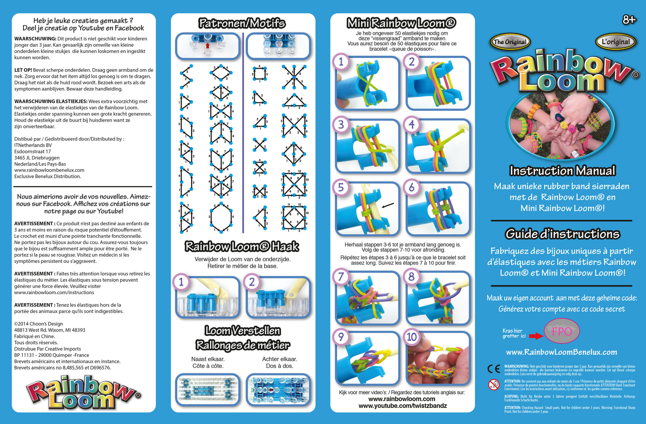 Rainbow Loom Europe | Official Rainbow Loom Site For Europe in Manual Step By Step Rainbow Loom Instructions Printable