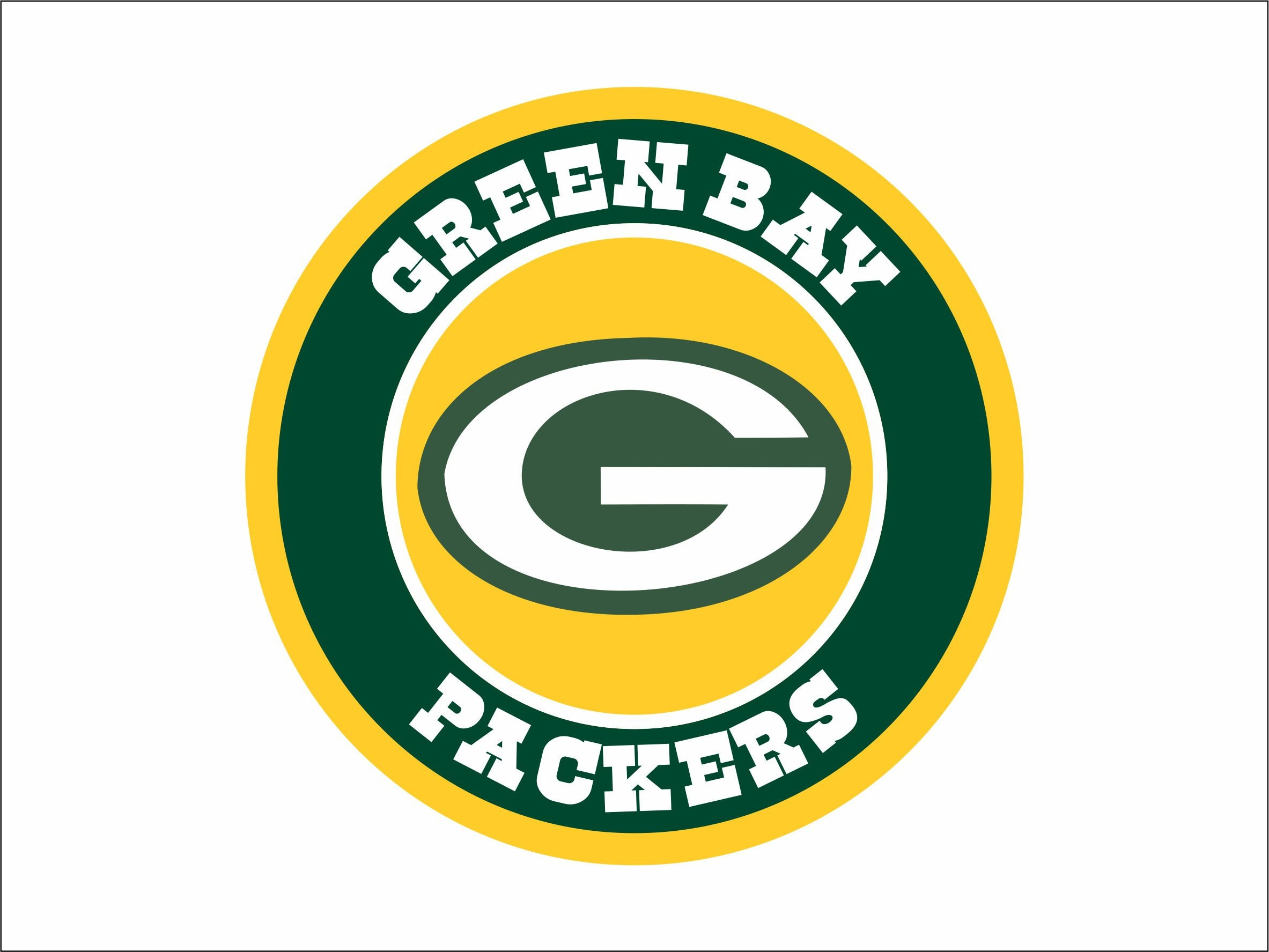 Rico Nfl Green Bay Packers Shape Cut Primary Logo Pennant 18" X 12" inside Green Bay Packers Printable Logo