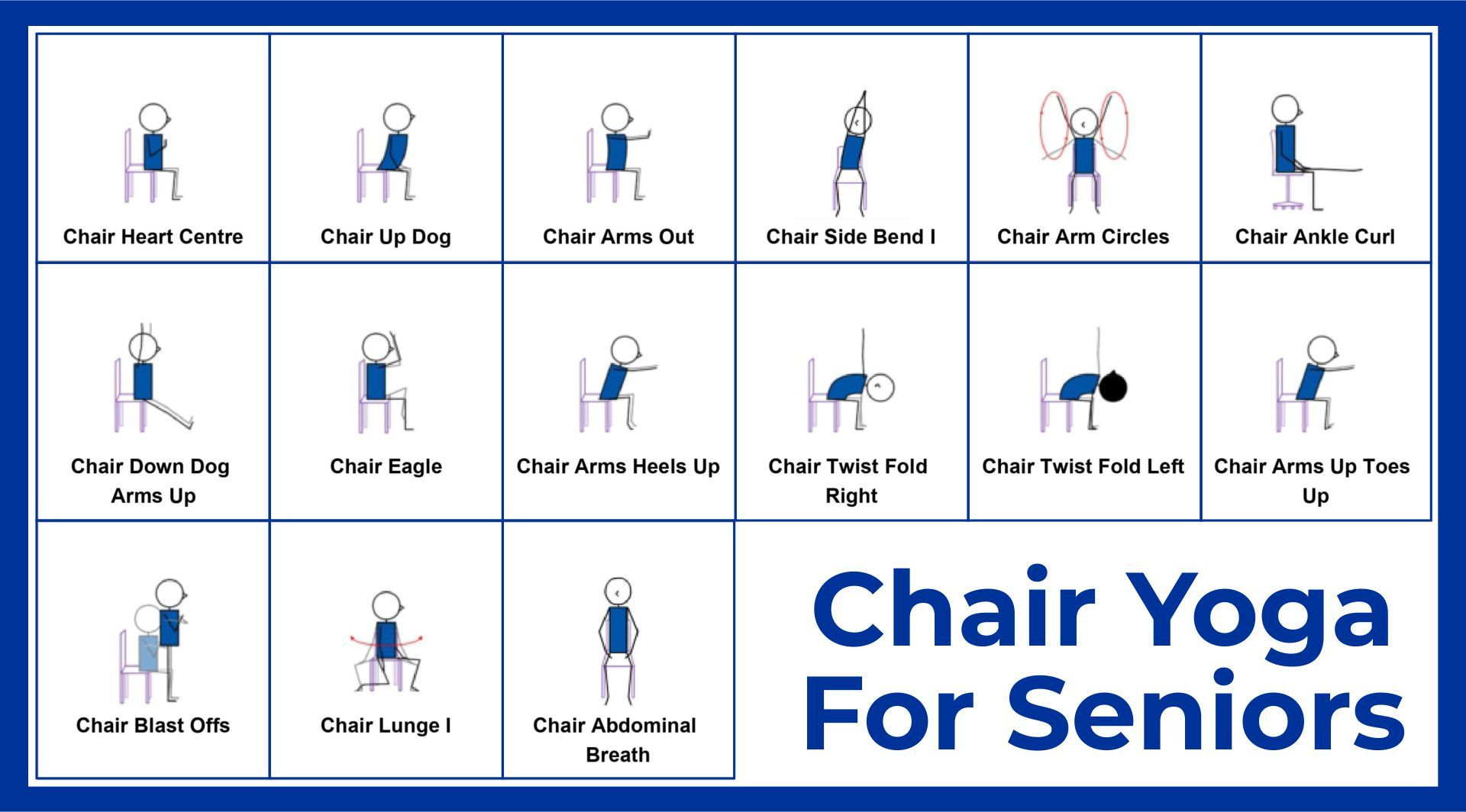 Seated Chair Workouts At Home Printable Chair Exercises For for Printable Chair Exercises For Seniors With Pictures
