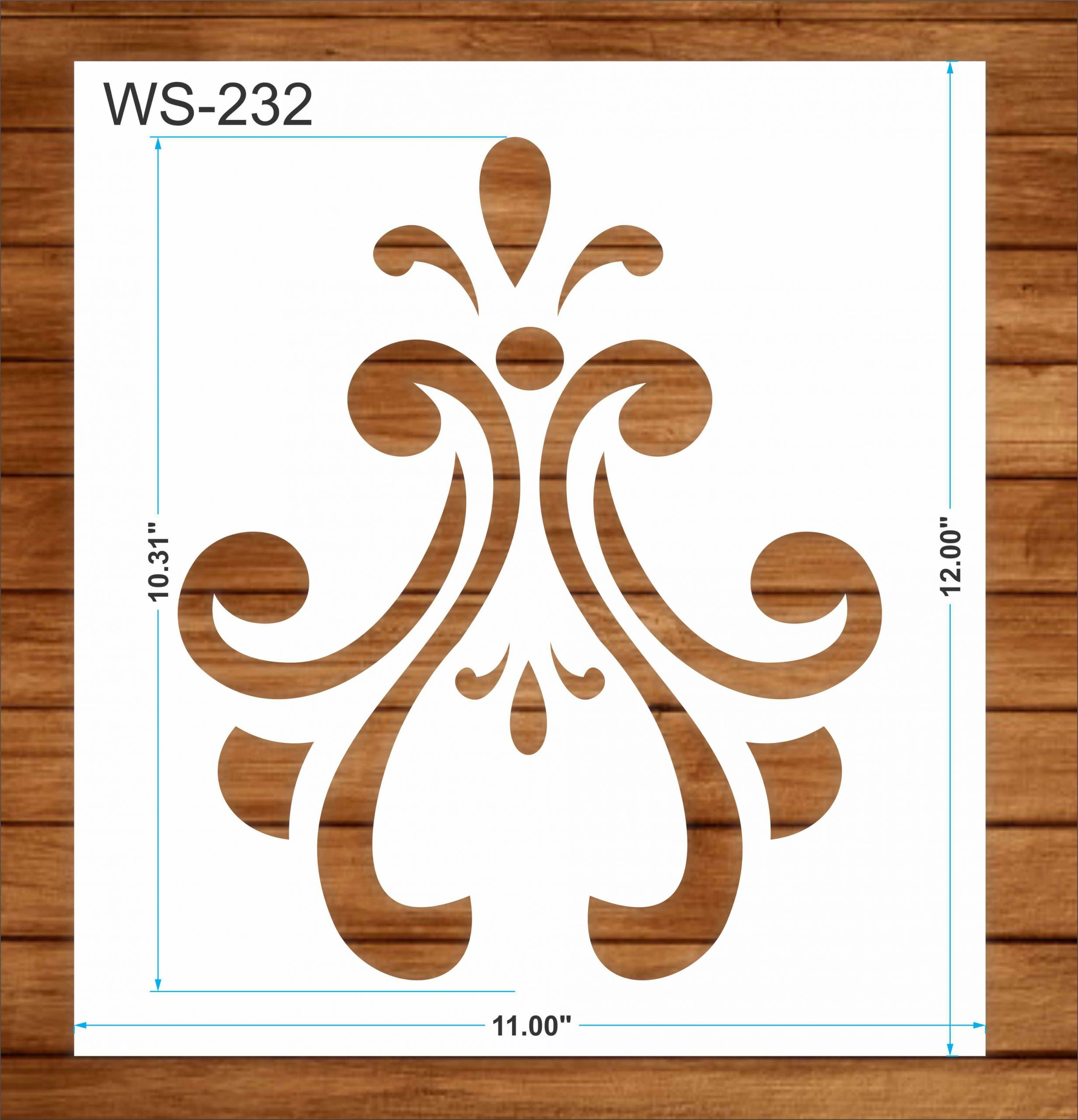Shop Paisley Pattern Wall Stencil Designs At Meraprint for Printable Stencil Designs For Walls