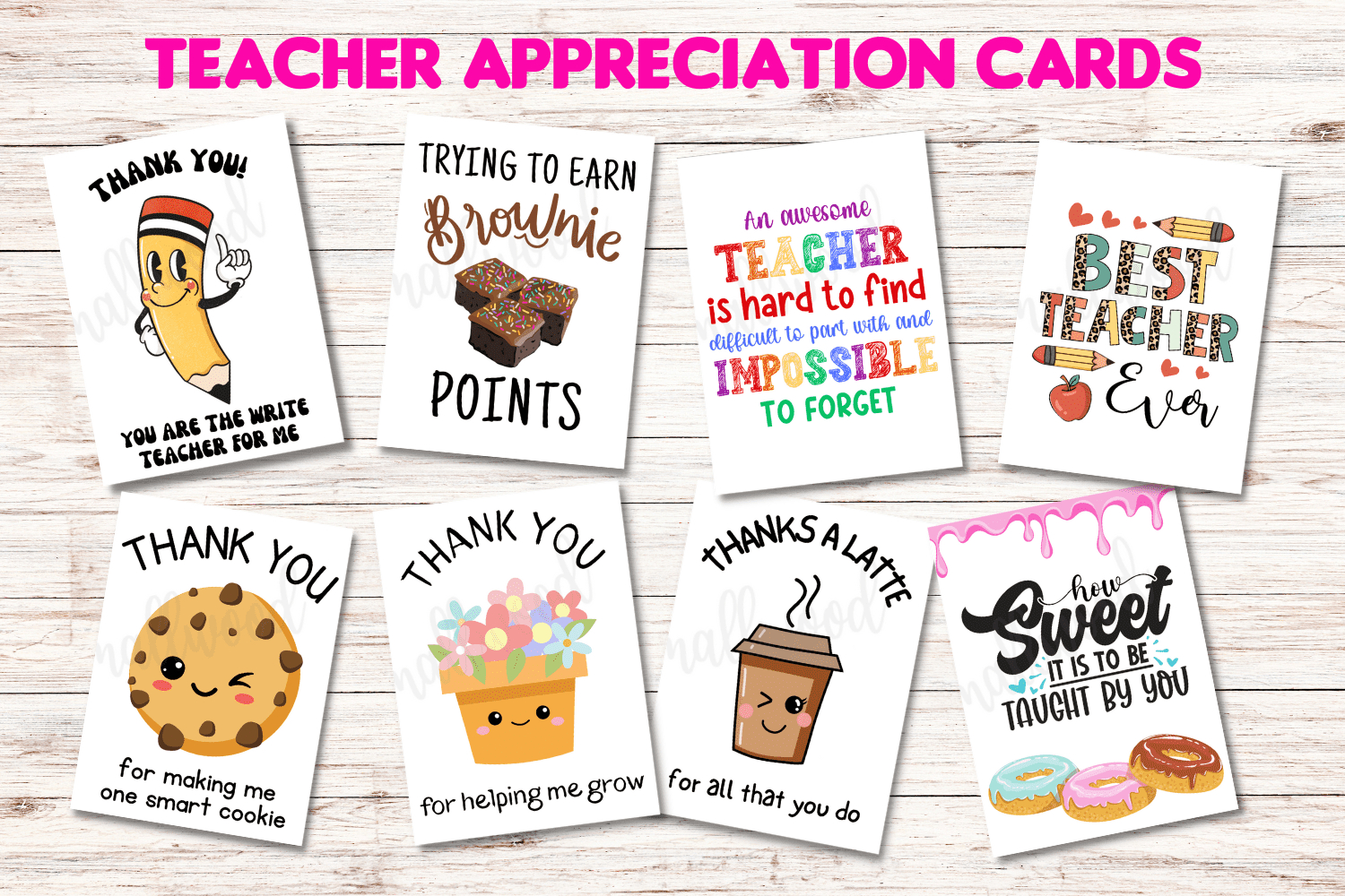 The Best Teacher Thank You Cards (21 Free Printables) - Cassie pertaining to Teacher Appreciation Cards Printable Free