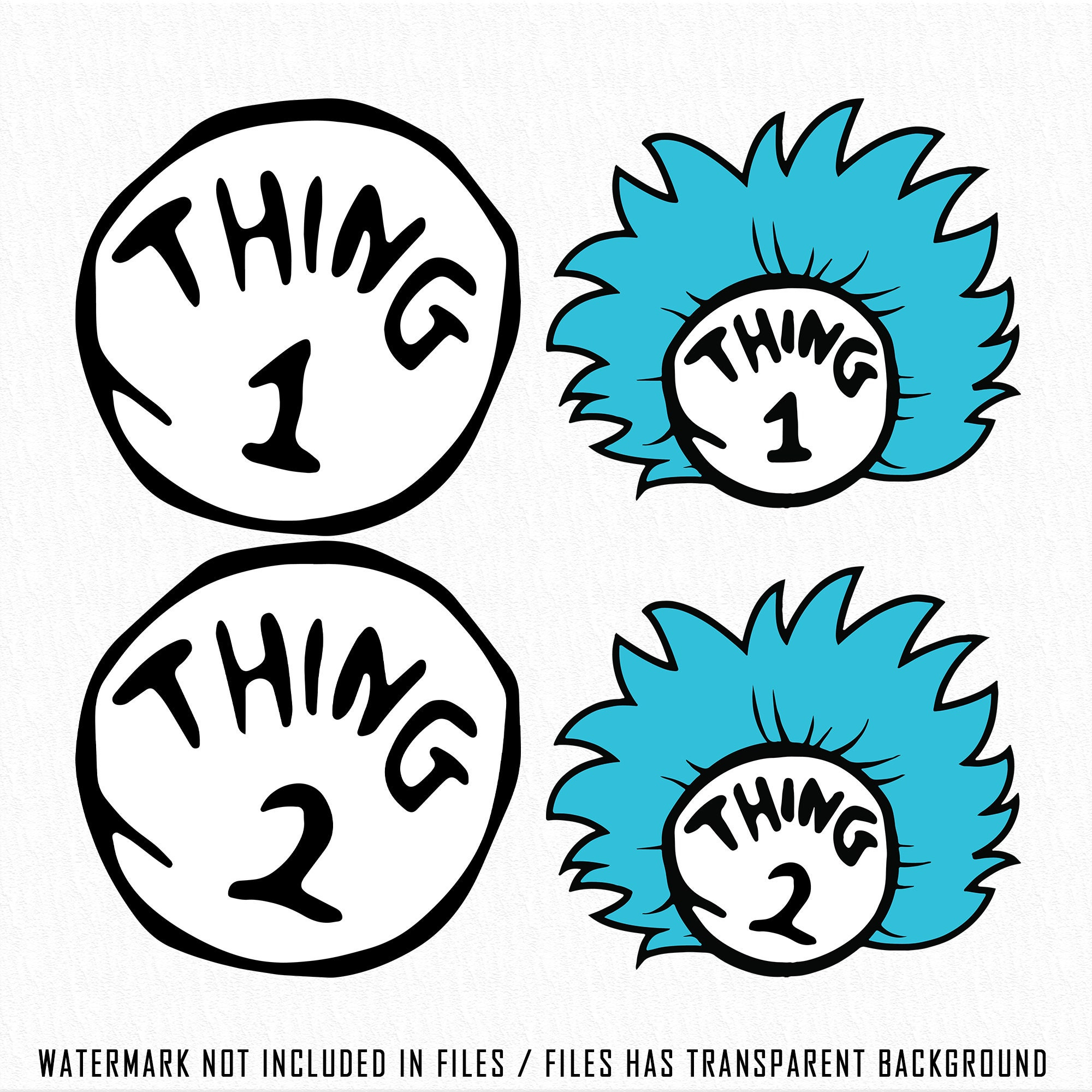 Thing 2 - Etsy.de with Thing 1 And Thing 2 Printable