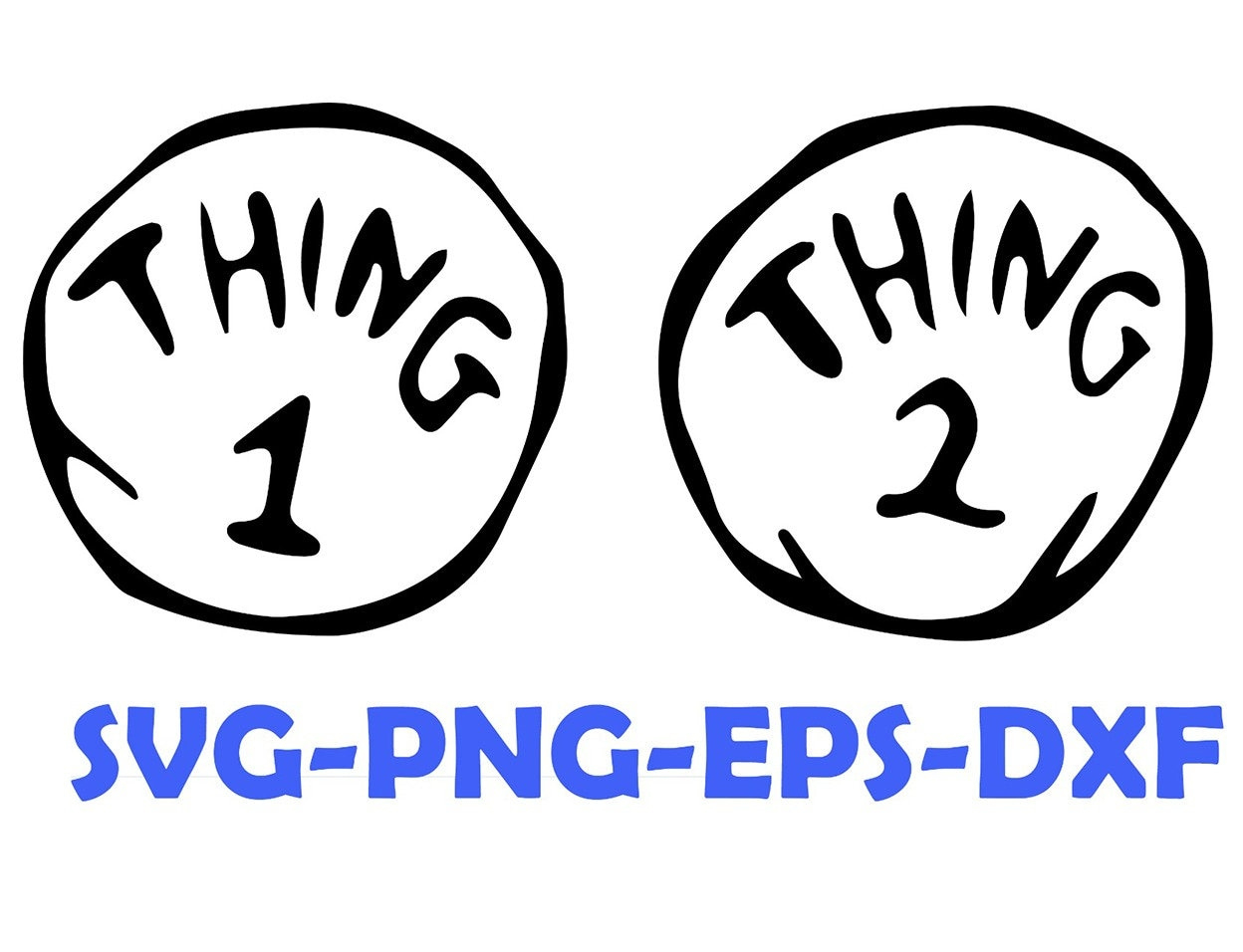 Thing Alphabet Svg | Thing 1 And Thing 2 Svg | Dr. Seuss Inspired intended for Printable Thing 1 And Thing 2