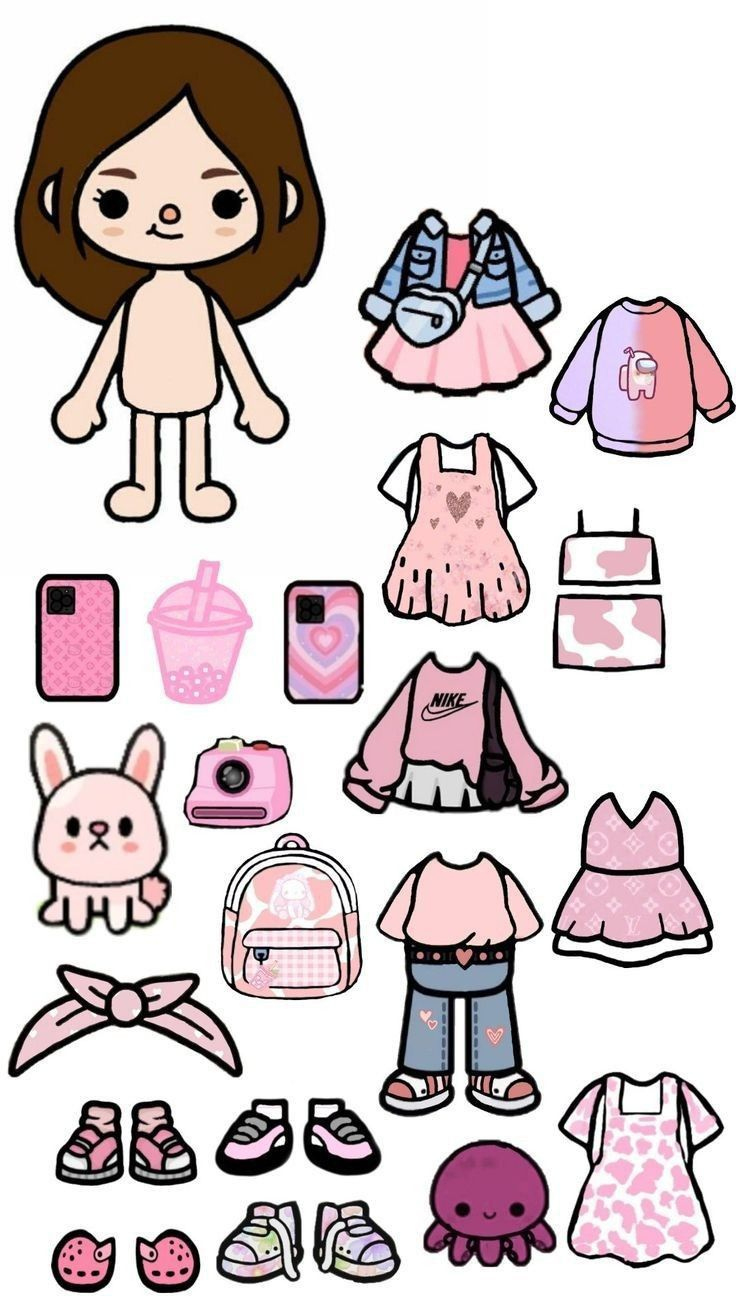 Toca Boca within Pinterest Toca Boca Paper Doll Printable