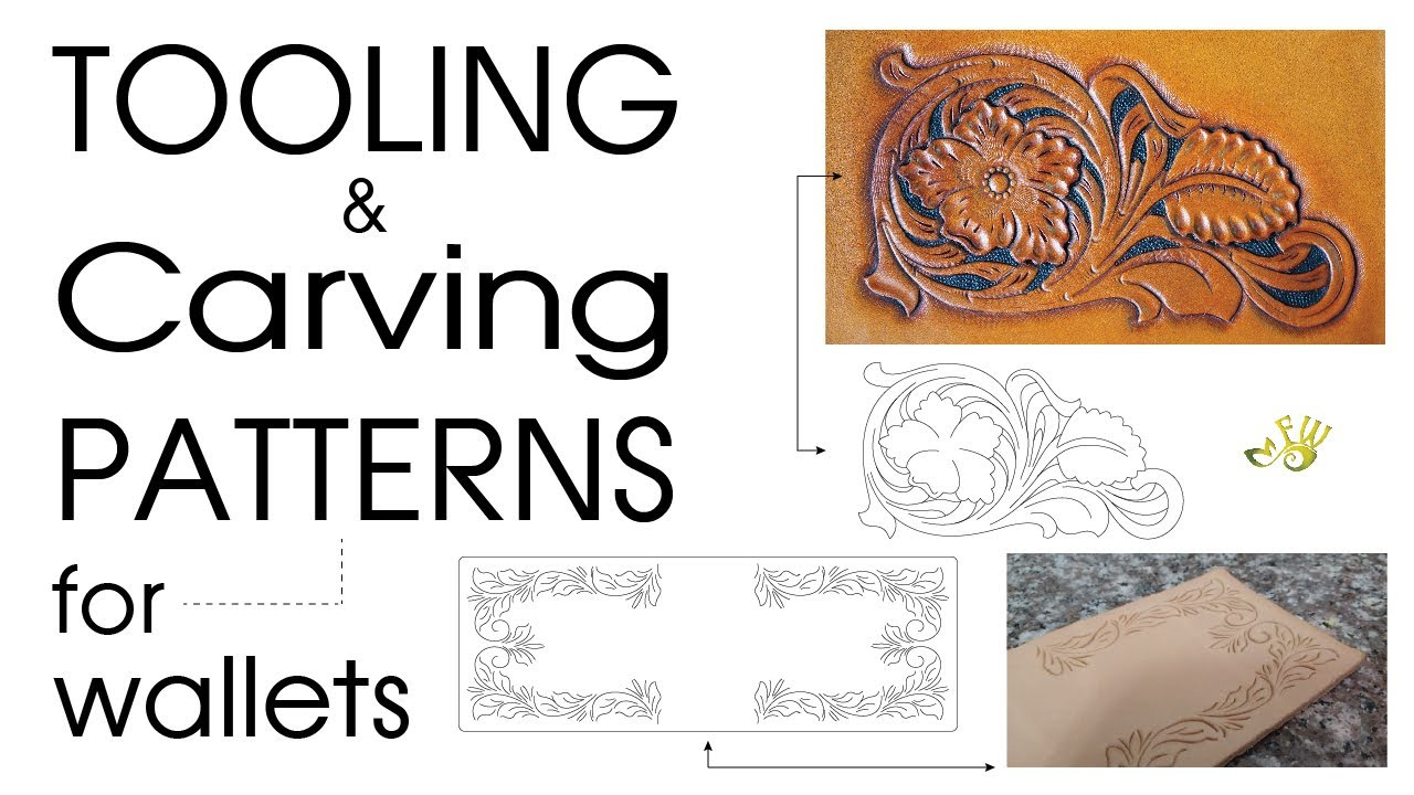 Tooling & Carving Patterns For Walletsfischer Workshops (Hd) pertaining to Beginner Free Printable Leather Tooling Patterns