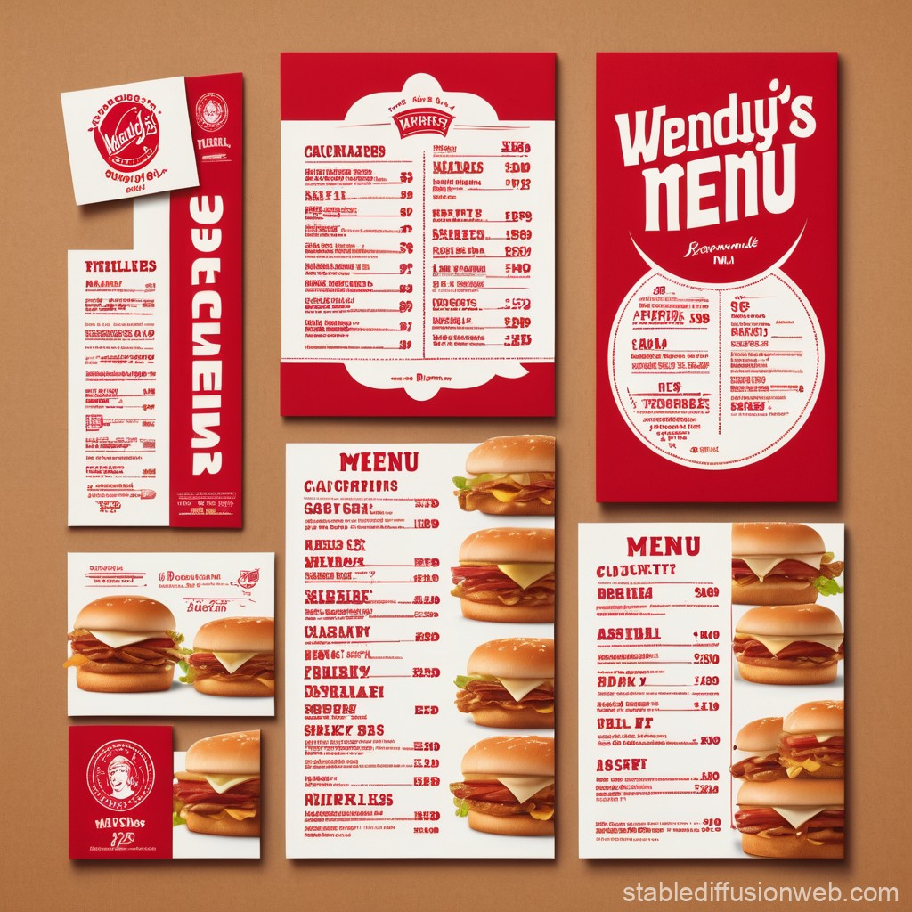 Wendy'S Menu Prompts | Stable Diffusion Online for Printable Wendy's Menu with Pictures and Prices